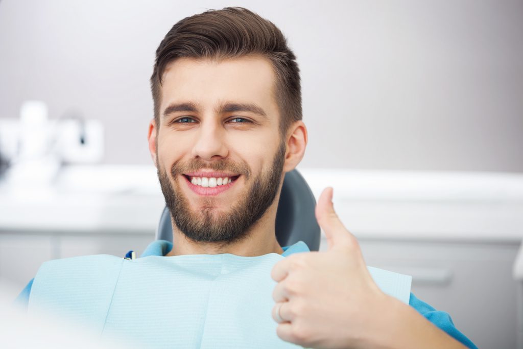 a healthy dental patient